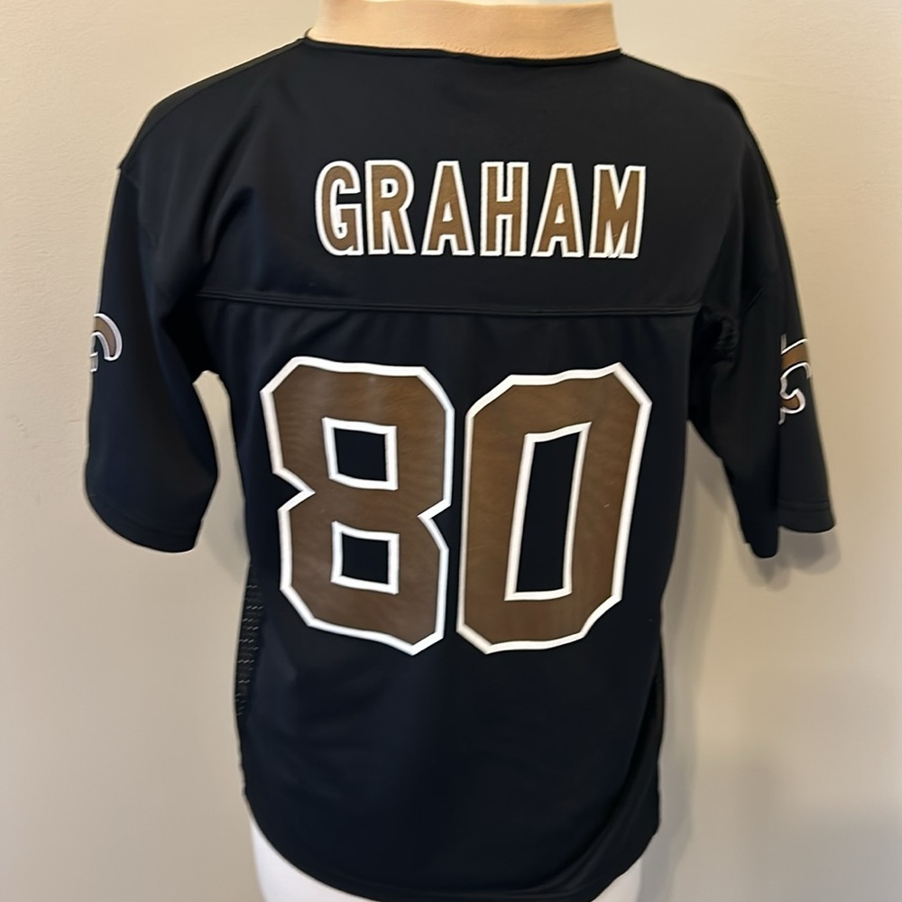 Kids  New Orleans Saints Jimmy Graham Nike Black Team Game Jersey